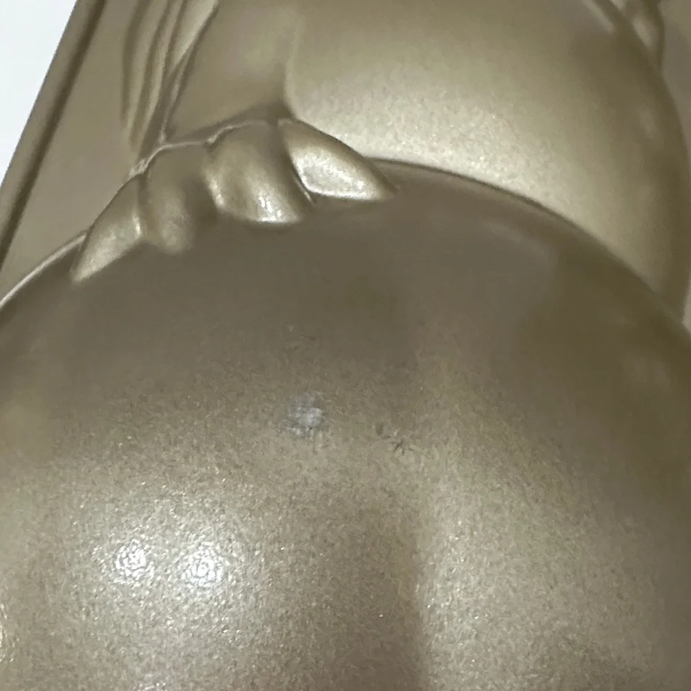 Gold Nordic Ware Snowman Cake Pan